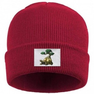 Skullies & Beanies Beanie Hat Three Percenter 1776 Symbol Winter Soft Thick Warm Casual Knit Hat- Men and Women - Red-164 - C...