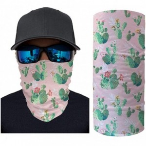 Balaclavas Seamless Bandana for Sun Dust Wind Protection for Riding Motorcycle Cycling Fishing Hunting - Cactus-pink - CX197W...