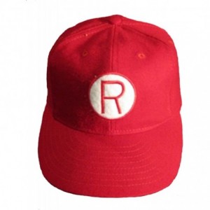 Baseball Caps Rockfrod Peaches Vintage Baseball Cap 1948 - Red/Whit - CM11MMK21UP $93.89