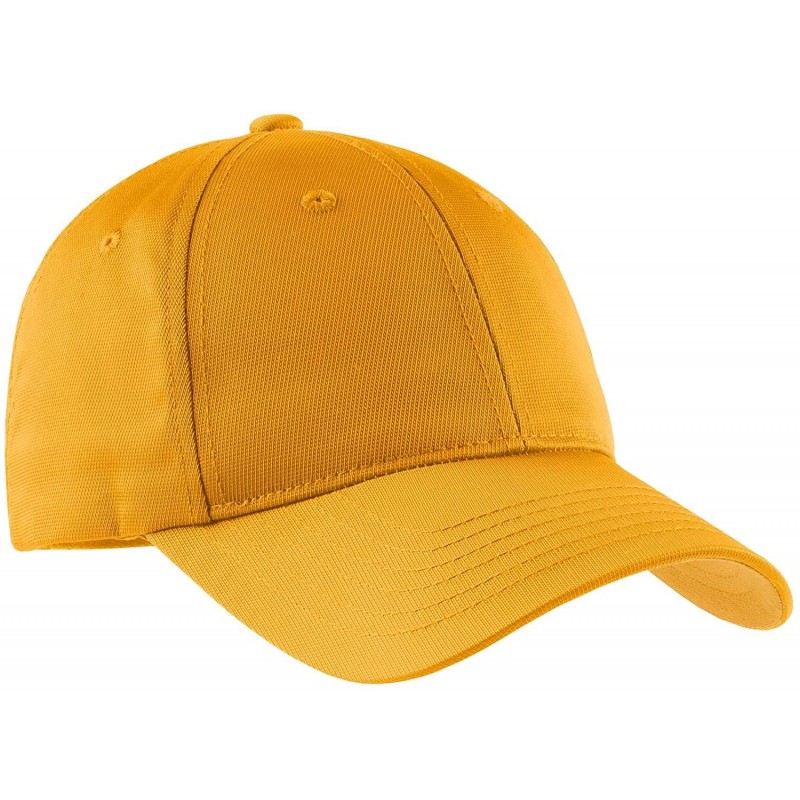 Baseball Caps Men's Dry Zone Nylon Cap - Gold - CX11QDSE7NV $17.89