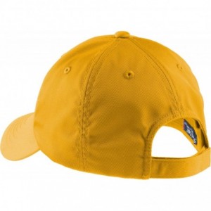 Baseball Caps Men's Dry Zone Nylon Cap - Gold - CX11QDSE7NV $17.89