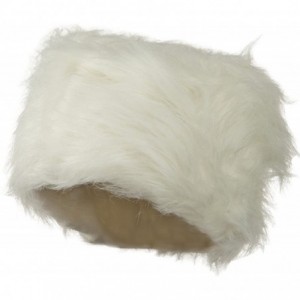 Bucket Hats Woman's Faux Fur Bucket Hat - White W28S62B - CX11C0N7PVT $68.82