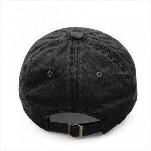 Baseball Caps Space Double Buckle Adjustable Cowboy Personality Retro Cowboy Hat Black - CN18QGEL6HD $39.43
