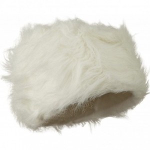 Bucket Hats Woman's Faux Fur Bucket Hat - White W28S62B - CX11C0N7PVT $75.70