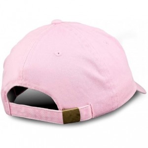 Baseball Caps NASA Insignia Embroidered 100% Cotton Washed Cap - Pink - CQ12CDZVRXF $34.38
