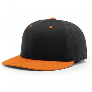 Baseball Caps PTS30 LITE R-Flex PTS 30 FIT Baseball HAT Ball Cap - Black/Orange - C3186XSK8R0 $19.76