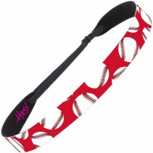 Headbands Baseball & Softball Adjustable No Slip Fast Pitch Hair Headbands for Women Girls & Teens - C918G20SOMG $27.54