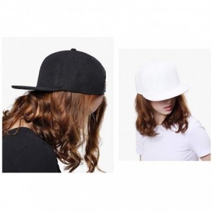 Baseball Caps Mens Saleen Logo A Flat-Brim Cap Adjustable Freestyle Hats - White - CE18WN04CNW $27.02