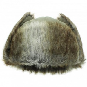 Bomber Hats Oudoor Unisex Faux Fur Lined Trapper Hat Warm Windproof Winter Russian Hats - Light Brown+brown Fur - C218AO0U7X3...