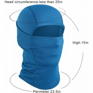 Balaclavas Balaclava Face Mask UV Protection Windproof Sun Hood for Men Women - Blue - C01924CX9YX $20.46