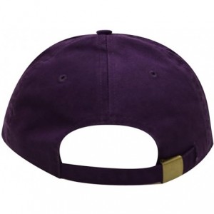 Baseball Caps Cat Face Cotton Baseball Caps - Purple - CK17Z554XC6 $23.40