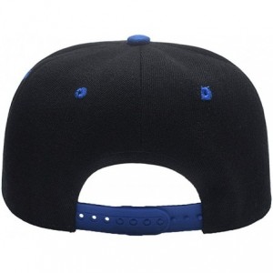 Baseball Caps Classic Cotton Adjustable Baseball Plain Cap-Custom Hip Hop Dad Trucker Snapback Hat - P-royal - CI1843ZL5ZX $2...