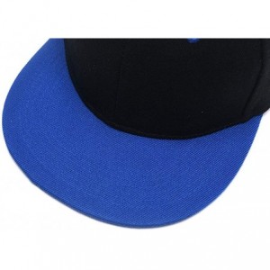 Baseball Caps Classic Cotton Adjustable Baseball Plain Cap-Custom Hip Hop Dad Trucker Snapback Hat - P-royal - CI1843ZL5ZX $2...