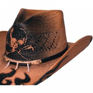 Sun Hats Hats 2533 Run A Muck Collection Dangerous Pecan Cowboy Hat - CJ116PAXWR3 $61.91