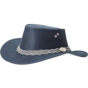 Fedoras Bushie Perforated Golf Hat - Navy - CA18ZHQ0UEL $106.82