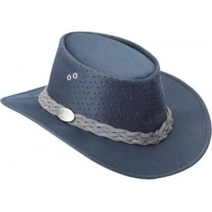 Fedoras Bushie Perforated Golf Hat - Navy - CA18ZHQ0UEL $92.26