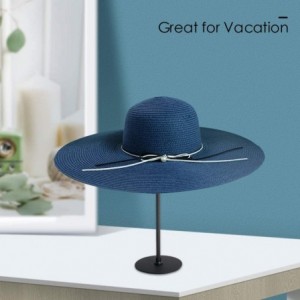 Sun Hats Womens Beach Sun Straw Hat- Floppy Beach hat & Wide Brim Braided Sun Hat - UPF 50+ Maximum Sun Protection - C3194K74...