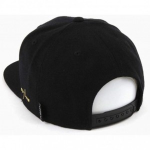 Baseball Caps Thuglife Embroidery Baseball Adjustable Snapback - Black/Gold Triangle Logo - CL195RM6AT5 $72.34