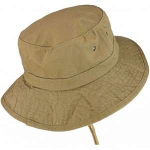 Baseball Caps Short Brim Outdoor XXL Bucket Hat - Khaki - CV18W6SQ37R $29.61