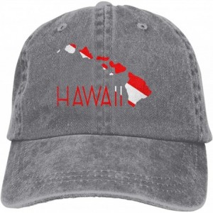 Baseball Caps 2 Pack Vintage Baseball Cap- Unisex Hawaii Scuba Dive Flag Adjustable Baseball Hats Low-Profile Design - Gray -...