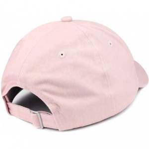 Baseball Caps Dog Dad AF Embroidered Soft Cotton Dad Hat - Lt-pink - CD18EYH2HAR $36.52