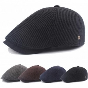 Skullies & Beanies Berets Hats Men- Vintage Painter's Hats Unisex Cotton Hat Director Berets Hat Cap (Navy) - Navy - C6188YWR...