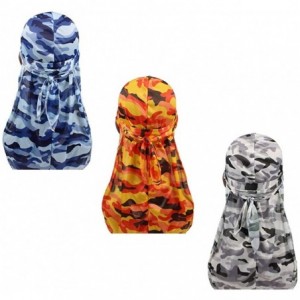 Skullies & Beanies Packed Miltary Camouflage Colorful Premium - A-set3-camo Silky-3 Pack - C218K4H6EZY $26.61