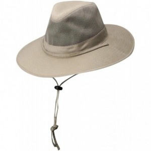Sun Hats Outdoors Solarweave Treated Cotton Hat - Camel - CC112BFWGBZ $84.09