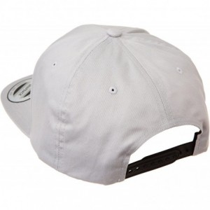 Baseball Caps Men's Quarter Twill Snapback Hat - Grey - CV11Z9VE9OZ $72.82