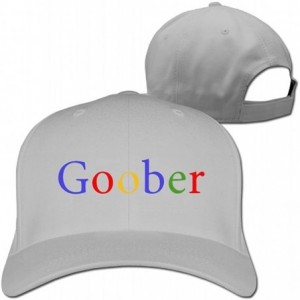 Skullies & Beanies Funny Design Goober Search Designer Trucker Cap Peaked Hat Unisex Baseball Hats - Ash - C918G8WI35Y $25.41