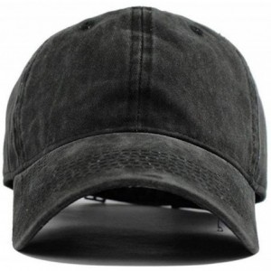 Baseball Caps WTF America Retro Adjustable Cowboy Denim Hat Unisex Hip Hop Baseball Caps - Blue - CO18HK8HSMO $21.03