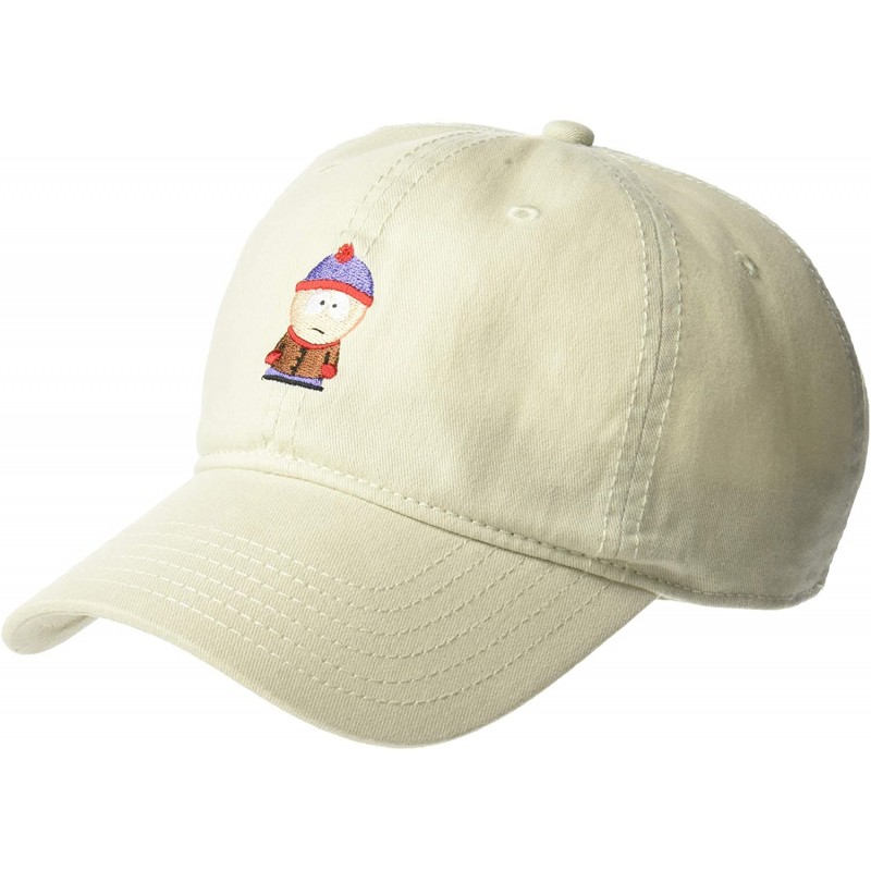 Baseball Caps Men's South Park Stan Marsh Baseball Cap- Khaki- One Size - CA18OKLXHN5 $27.03