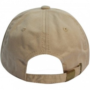 Baseball Caps Diamond Dad Hat Cotton Baseball Cap Polo Style Low Profile - Khaki - CP18663I82H $25.26
