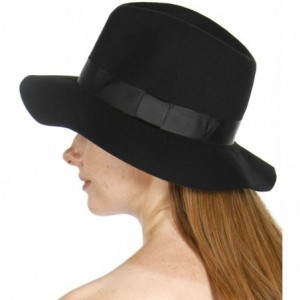 Fedoras Wool Felt Fedora Hats for Women- Panama Hat- Wide Brim Hats- Fall Floppy Hat Women- Beach Hats- Cloche - CU18Z9Q637D ...