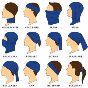 Balaclavas Men Women Face Cover Mask Bandana Ear Loops Balaclava Neck Gaiters for Outdoor Dust Wind Sun Protection - CS198U5W...