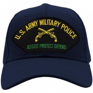 Baseball Caps US Army Military Police Hat/Ballcap Adjustable One Size Fits Most - Navy Blue - CZ18H2NG5AH $43.03