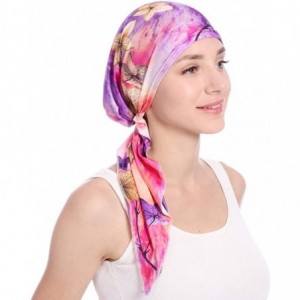 Skullies & Beanies Women Pre-Tied Head Scarves Floral Muslim Cap Turban Hat Bandana Headwrap - Style-6 - CG18SNKCD9E $28.42