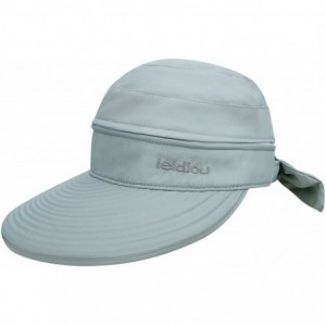 Visors Women's 2 in 1 Outdoor Sportswear Golf/Tennis Visor UV Protection Hat - 2284_grey - CH18D8THTNT $29.10