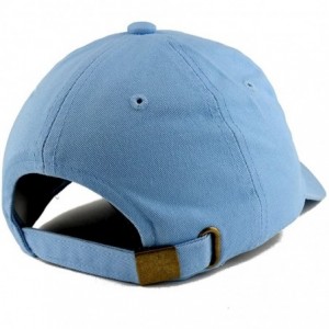Baseball Caps WTF America Embroidered Low Profile Soft Cotton Dad Hat Cap - Sky - CJ18D549AYY $31.68