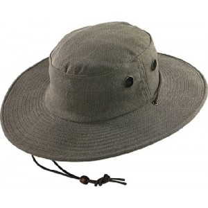 Sun Hats Men's Booney Hat - Olive - CM112IMI4G7 $75.02