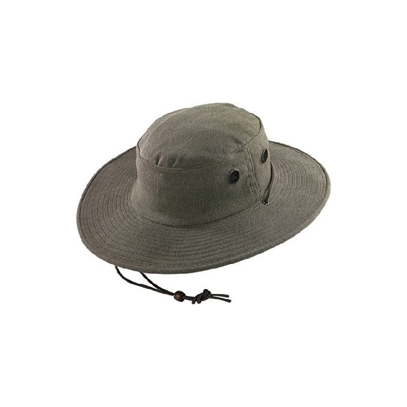 Sun Hats Men's Booney Hat - Olive - CM112IMI4G7 $64.43
