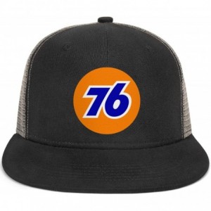 Baseball Caps Men/Women Print One Size Oil Logo Gas Station Plain Hat Flat Brim Baseball Cap - Black Gray-9 - C318WI06X7Q $32.38