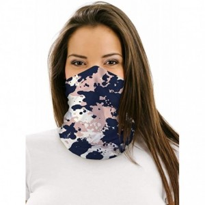 Balaclavas Seamless Unisex Floral Face Bandanas for Dust- Festivals- Outdoors- Sports Men Face Scarf - Camouflage-blue - C819...