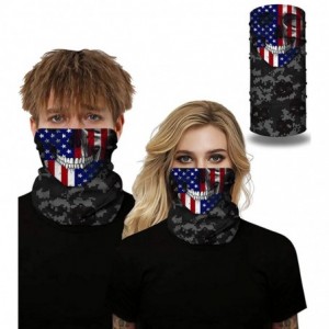 Balaclavas Bandana Face Mask Neck Gaiter- Cool Unisex Scarf Mask Tube Multifunctional Headwear- Buff Face Mask - B-us Flag-5 ...
