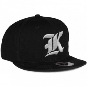 Baseball Caps Snapback Hat Raised 3D Embroidery Letter Baseball Cap Hiphop Headwear - K - CZ11WND4D1V $19.21