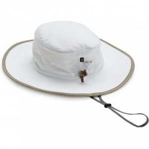 Sun Hats Women's Solar Roller Sun Hat - Breathable UV Protection - White/Khaki - CO116CX4F4X $100.47
