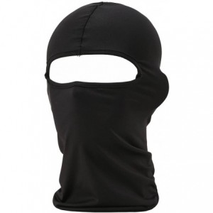 Balaclavas Balaclava Tactical Face Mask Hood Neck Gaiter 1 Pack (Black) - CW12NW6UUL6 $22.63
