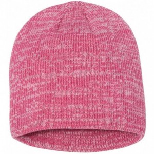 Skullies & Beanies SP03 Marled Knit Beanie - Pink/Dark Pink - CC12O7T55H7 $17.13