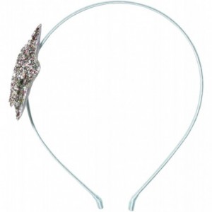 Headbands "Starlet" Glitter Puffy Star Headband - Aqua Multi - CL12CDJY0WL $22.82