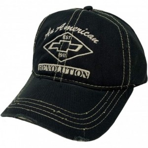 Baseball Caps Chevrolet an American Revolution Adjustable Hat (Black) - C218W2Q94X2 $40.76